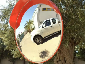 INDUSCO - Unbreakable Concave Convex Mirror 100CM