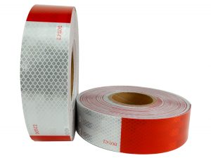 Reflective Safety Warning Tape For Vehicles Red & White