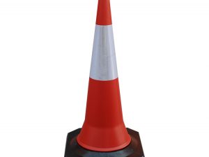 Flexible Fluorescent Safety Road Cone,100cm PE Traffic Cone