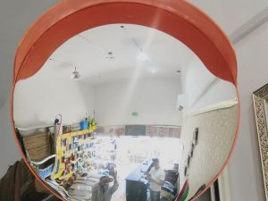 Poly carbonate Round Unbreakable Concave Convex Mirror 80CM