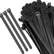PVC Black Industrial Cable Ties - INDUSCO